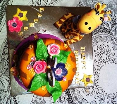 Giraffe Birthday Cake! - Cake by Fun Fiesta Cakes  
