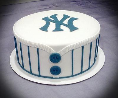 NY Yankees Groom's Cake - Cake by Bethany Whitford