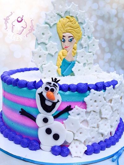 Let it go..... - Cake by Cups-N-Cakes 