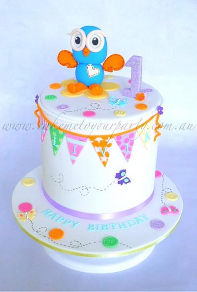 Giggle and Hoot Cake - Cake by Leah Jeffery- Cake Me To Your Party