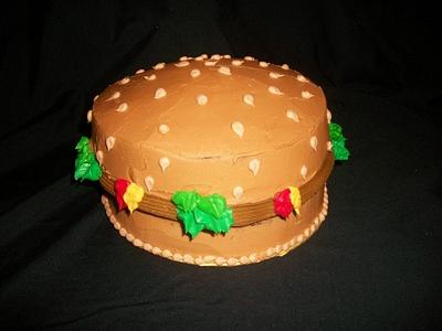 Krabby Pattie Cupcake Tower Topper - Cake by caymancake