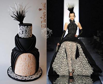 Couture Cakers International - Jean Paul Gaultier  - Cake by El Tartero Real