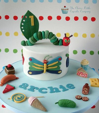 Very Hungry Caterpillar Cake - Cake by Amanda’s Little Cake Boutique