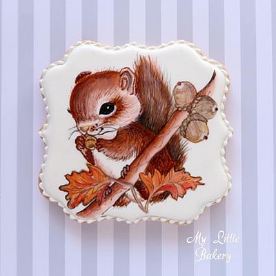 Squirrel cookie - Cake by Nadia "My Little Bakery"