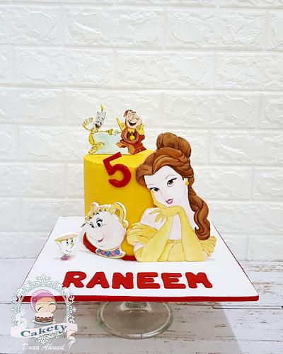 beauty and the beast - Cake by Cakety 
