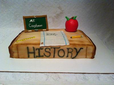 History cake - Cake by Danielle Crawford