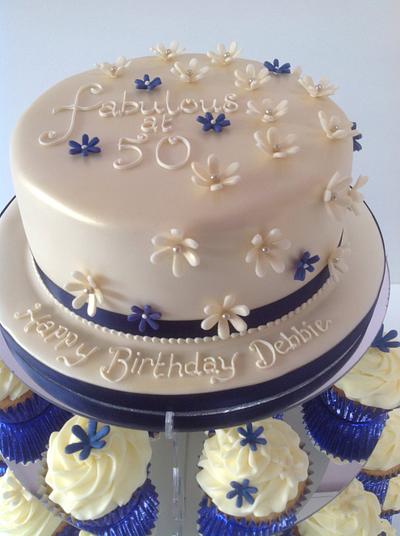 Fabulous at 50 - Cake by helen Jane Cake Design 
