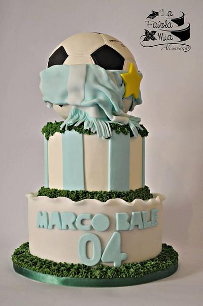Soccer Cake - Cake by Alina 