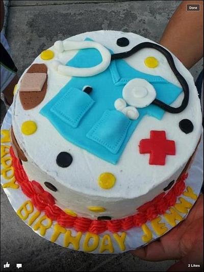 Nurse cake - Cake by Eneida Diaz