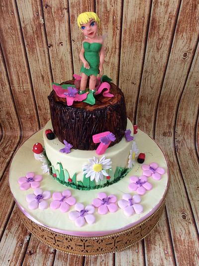 Tinker Bell theme cake - Cake by Jessica Cabrol 