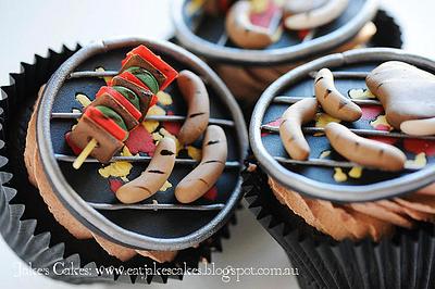 Barbecue Cupcakes - Cake by Jake's Cakes