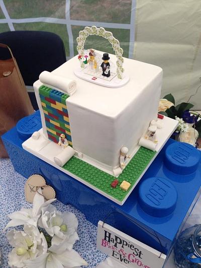 Lego wedding. - Cake by George's Bakes