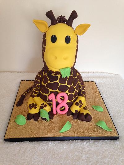 Giraffe cake - Cake by Crazysprinkles