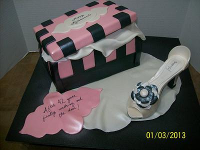 My First Shoe Cake - Cake by Chris Jones
