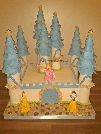 Disney Princess Castle - Cake by debscakecreations