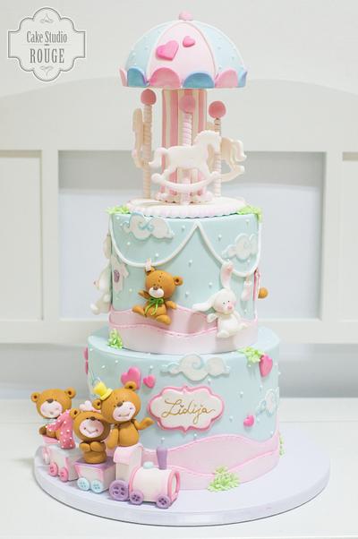 Baby Carousel Cake - Cake by Ceca79