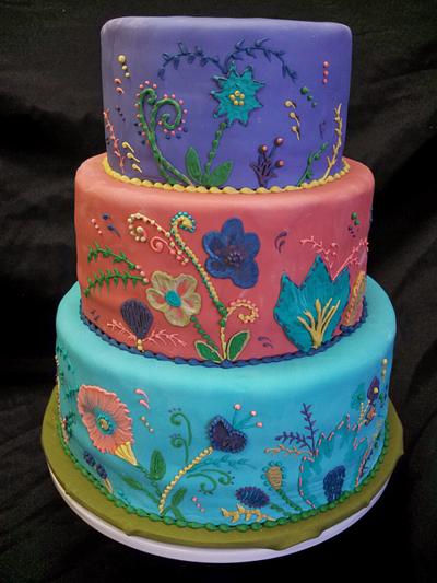 Winter Embroidery - Cake by Elyse Rosati
