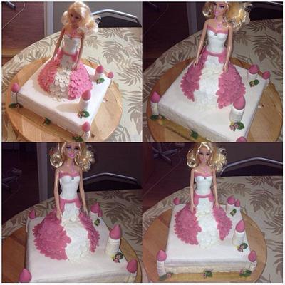 Barbie castle cake - Cake by helenfawaz91