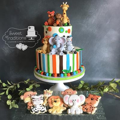 Jungle theme party - Cake by Sweet Traditions