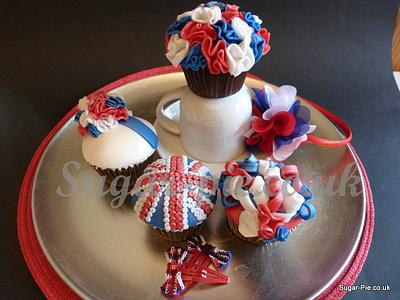 Rule Britannia Cupcake Collection - Cake by Sugar-pie
