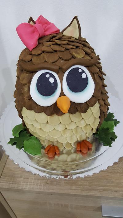 Little owl - Cake by Mariaamalia