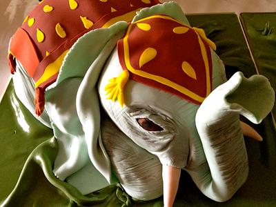 Elephant:))) - Cake by Nelly Konradi