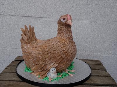 Chicken  - Cake by LindaMaakt