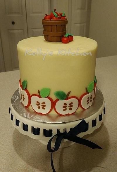 Apple themed cake - Cake by Kelly Stevens