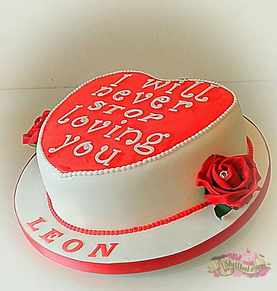 Valentine cake - Cake by Michelle Donnelly