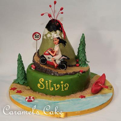 She loves Volcano Etna - Cake by Caramel's Cake di Maria Grazia Tomaselli