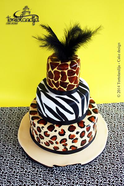 Animal print cake - Cake by Tortolandija