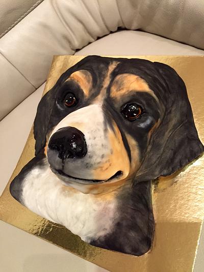 dog  - Cake by Andrea