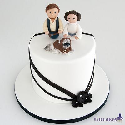 Star Wars wedding cake - Cake by Catcakes