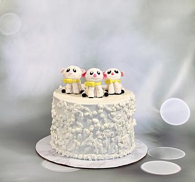 Three little lambs cake - Cake by soods