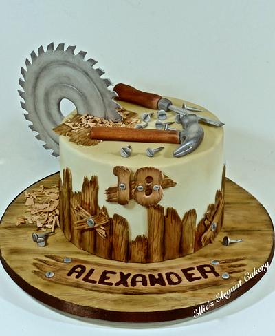 Classic carpenters cake - Cake by Ellie @ Ellie's Elegant Cakery