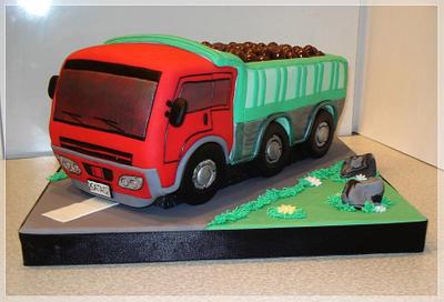 Truck birthday cake - Cake by Sveta