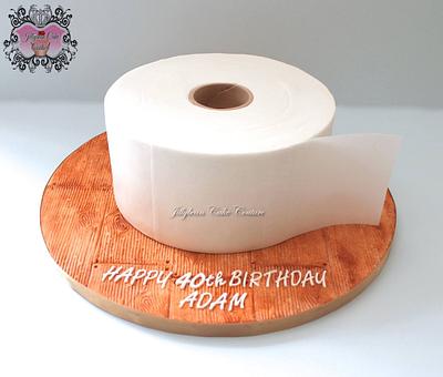 Toilet Roll Cake - Cake by Jillybean Cake Couture
