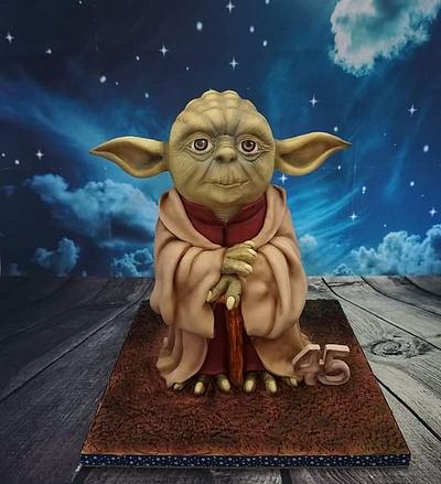 Yoda - Cake by Eliska