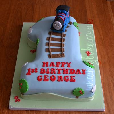 Thomas the Tank Engine Cake - Cake by CakeyBake (Kirsty Low)