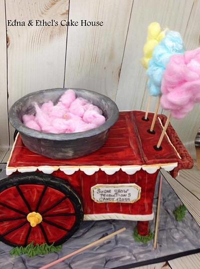 Candy Floss Cart - Cake by Emilyrose