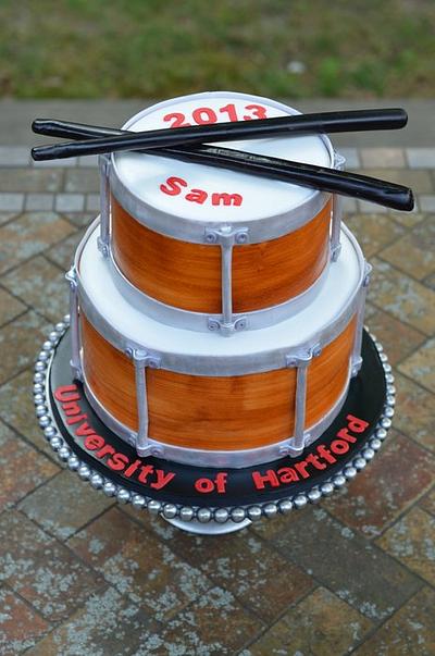 Snare Drum Graduation Cake - Cake by Elisabeth Palatiello
