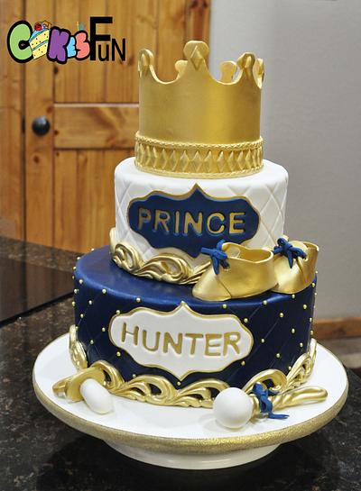 Baby shower for a Prince - Cake by Cakes For Fun