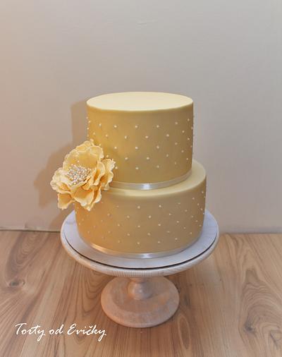 Elegant wedding cake - Cake by Cakes by Evička