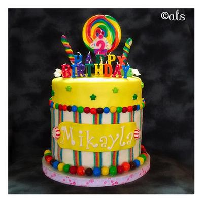 Candy land cake - Cake by ALotofSugar