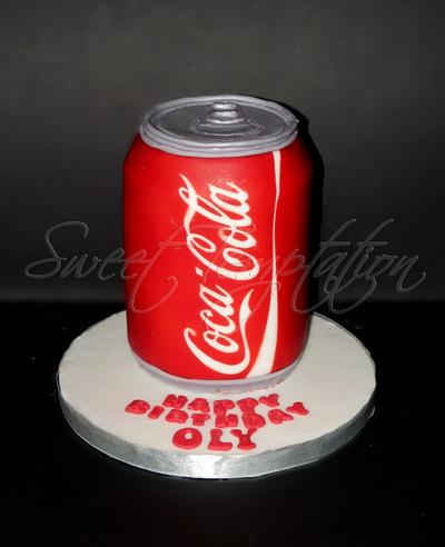 Coca-Cola Can Cake - Cake by Urszula Landowska