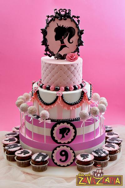 Barbie Silhouette Cake - Cake by Nasa Mala Zavrzlama