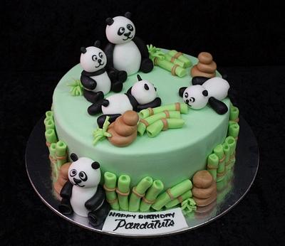 Pandas cake - Cake by The House of Cakes Dubai