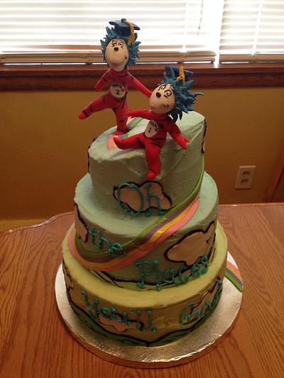 Thing1 & Thing2 - Cake by Stephanie 