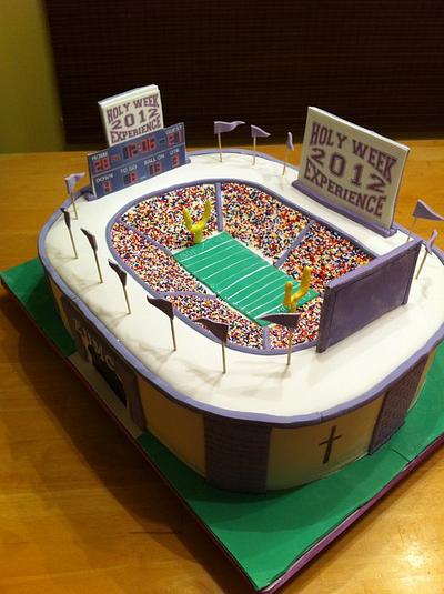 Holy Week Stadium Cake - Cake by memphiscopswife