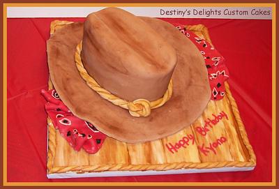 Cowboy Hat - Cake by Anshalica Miles -Destiny's Delights Custom Cakes